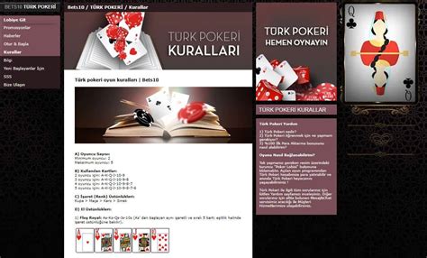 türk pokeri kuralları